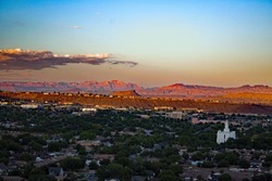 Sunset Overlook at Saint George / Utah