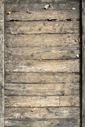 Old wood walkway