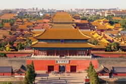forbidden city in Beijing, China