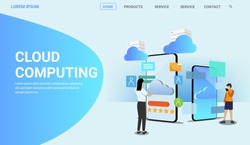 cloud computing banner for website