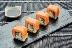 Philadelphia Deluxe Sushi, Delicious, juicy and mouth-watering rolls