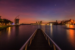 beautiful sunrise at Pullman Putrajaya Lakeside