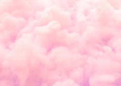 Colorful pink fluffy cotton candy background, soft color sweet candyfloss, abstract blurred dessert texture