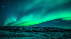 Icelandic Northen Light whit star