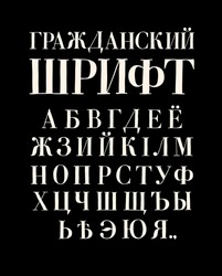  Cyrillic and Latin letters. Translation: 