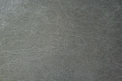 Gray leather texture closeup
