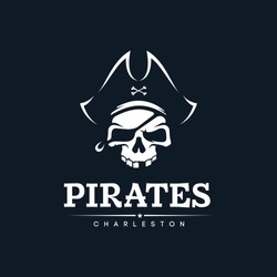 Modern professional emblem pirates  for american football team