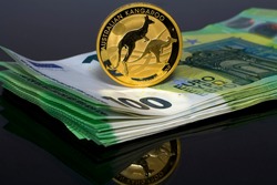 The Australian Kangaroo Gold Investment Coin is denominated in Australian dollars. A well-known symbol of Australia is the kangaroo chosen as the main motif of the Australian gold investment coin.