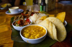 Costa rican typical food called 