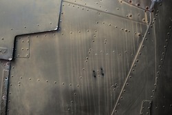 Vintage Military Jet Fighter Metal Texture