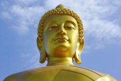 The face of the Buddha image in Buddhism