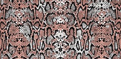 Snake skin pattern and repeating Seamless. Animal print and textile design. Pink pastel shades, vector illustration. Texture snake. Fashionable print. 