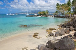 Anse Mitan - Fort-de-France - Martinique - Tropical island of Caribbean sea