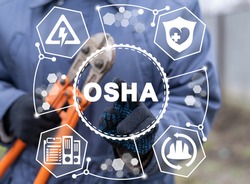 Concept of OSHA Occupational Safety and Health Administration.