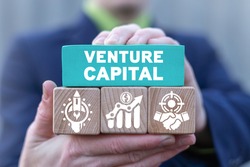 Business concept of venture capital funding.
