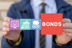 Bonds investment concept. Corporate Bond Banking Finance Market Management.