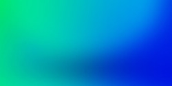 Background of beautiful gradient Turquoise color. Gradient background for poster banner and product advertising. Background of product studio with Green spotlight on Blue colour.