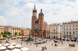 Old market in Cracow, Poland