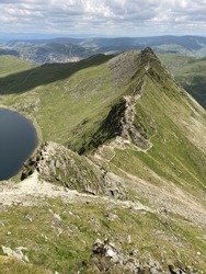 Striding Edge in the Lake District National Park