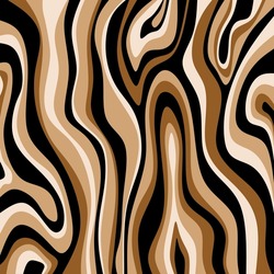 Abstract wave line pattern. Vector Illustration.