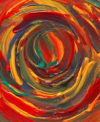 painting of abstract colorful background