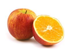 Fresh apple-orange