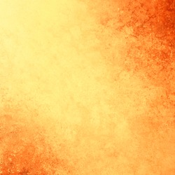 Yellow gold background vector with vintage texture grunge and orange fiery borders in warm autumn or tuscan colors