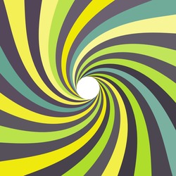 3d spiral abstract background. Optical Art. Vector illustration. 