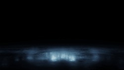 3D beautiful background. Realistic dark background. Ice concept. Scary backgrounds