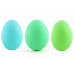 color egg on Easter holiday, isolated