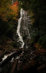 Mingo Falls in Cherokee, North Carolina