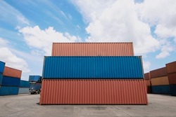 international container for shipping .