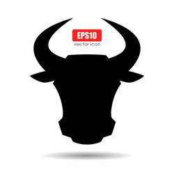 Horned bull icon