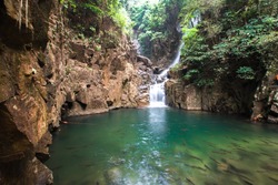 Chanthaburi Waterfall National Park National Park(Pliw waterfall), River, and Sculpture Garden