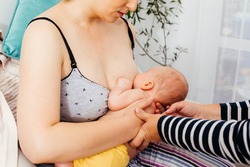 Breastfeeding consultant supports young mother to overcome problems