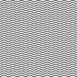 Wavy line seamless pattern. Black-white. Vector
