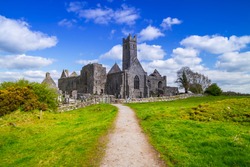 Quin abbey in Co. Clare, Ireland