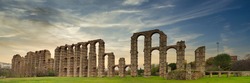 
Roman aqueduct of Merida. Badajoz,Extremadura. Spain  UNESCO World Heritage Site