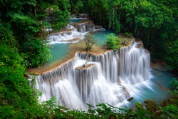 The most beautiful waterfall of Thailand