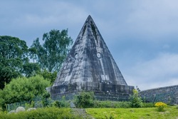 The Star Pyramid, in the Rude Church cemetery near Stirling Castle.