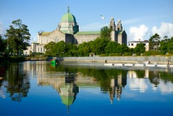 Galway Cathedral Morning View From The River