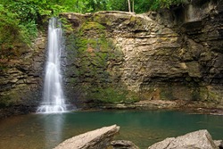 Hayden Falls, though secluded and unknown to many locals, is a waterfall located within the Columbus, Ohio metro area (Dublin).
