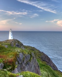 Lighthouse by the ocean