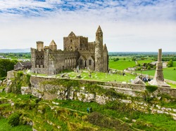 The Rock of Cashel, also known as Cashel of the Kings and St. Patrick's Rock, a historic site located at Cashel, County Tipperary. One of the most famous tourist attractions in Ireland.