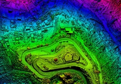 high resolution orthorectified orthorectification aerial map used for photogrammetry panecillo hill in quito ecuador building gis geospatial quito map land survey drone ecuador photogrammetry industry