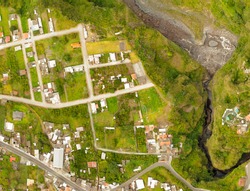 geospatial gis map georeferencing site development technology engineering geodesy san martin canyon banos de agua santa orthorectified uav aerial view map old for photogrammetry geospatial gis map geo