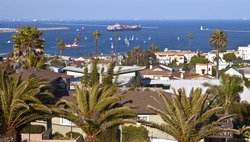 San Pedro neighborhood overlooking the Pacific Ocean.
