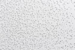 Many water drops on background