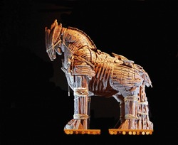 The Trojan Horse of Canakkale on Black