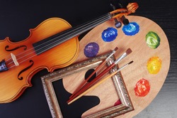 Violin and palette
